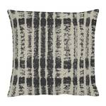 Coussin Loft Style VI Gris lava / Gris Sahara brillant - 48 x 48 cm