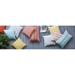 Coussin Outdoor I Tissu mélangé - Abricot - Jaune maïs