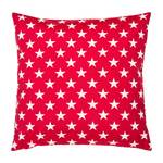 Coussin Plano Fibres synthétiques - Rouge / Blanc - 40 x 40 cm