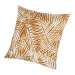 Coussin Signes Beige / Blanc - 50 x 50 cm