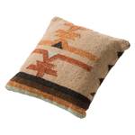 Coussin Vagos II Laine / Coton - Beige / Orange