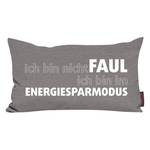 Coussin Zitate Trends Faul Tissu - Gris