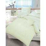 Taie d'oreiller Classic I Vert / Blanc - 80 x 80 cm