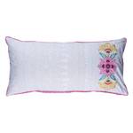 Taie d'oreiller Varana Rose foncé - Textile - 40 x 80 cm