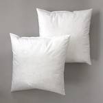 Coussin sans housse Nox 50 x 50 cm - 50% plumes, 50% billes de fibre