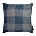 Housse de coussin Alvis Tissu - Bleu / Gris