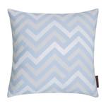 Housse de coussin Blob I Tissu - Bleu clair / Beige