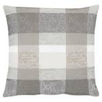 Housse de coussin Country Home V Blanc / Gris - 49 x 49 cm