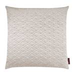 Housse de coussin Delano Tissu - Crème - 50 x 50 cm