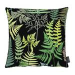 Housse de coussin Fauna Tissu - Noir / Vert