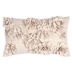 Housse de coussin Flora Tissu - Crème