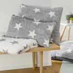 Federa per cuscino Fluffy Stars Tessuto - Grigio