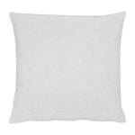 Housse de coussin Joseni Tissu - Blanc - 49 x 49 cm