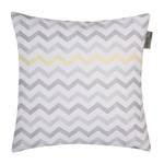 Housse de coussin Kito Coton - Blanc / Jaune