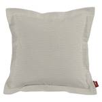 Housses de coussin en lin Coutures passepoilées incluses - Beige - 38 x 38 cm avec volant plat