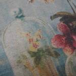 Kussensloop Orchidee Blauw - Textiel - 40 x 40 cm