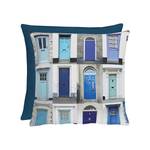 Housse de coussin Portofino I Bleu - Textile - Largeur : 40 cm