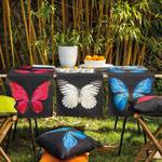 Housse de coussin Schmetterling Noir / Rouge