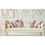 Housse de coussin Springtime II Rose foncé - Textile - Largeur : 40 cm