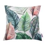 Housse de coussin T-Colored Leaves Coton - Vert / Blanc