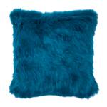 Housse de coussin T-crazy fur Tissu - Bleu / Gris