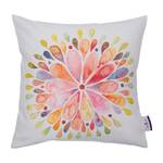 Housse de coussin T-Mandala Coton - Blanc / Orange