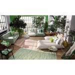 Housse de coussin T-Colored Leaves Coton - Vert / Blanc