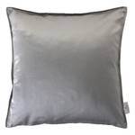 Housse de coussin T Satin Piping (avec volant plat) - Gris