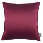 Federa per cuscino TSatin Piping con bordo piatto - Rosso