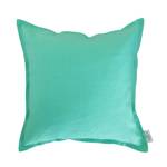 Housse de coussin en lin T- Stone Washed Menthe - Dimensions : 40 x 40 cm