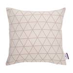 Housse de coussin T-Triangle Tissu - Beige / Caramel