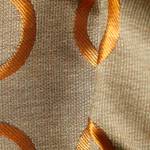 Housse de coussin Toro Tissu - Beige / Orange