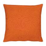 Kissenbezug Uni Paisley Webstoff - Orange