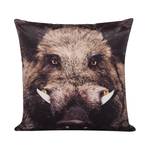 Federa per cuscino Wild Pig Nero - Tessile - 40 x 40 cm