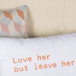 Kissenset Love Grün - Orange - Textil