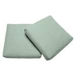 Kissenset Sqare Cushions (2er-Set) Webstoff - Stoff Soft: Pacific Pearl