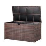 Kissentruhe Paradise Lounge Polyrattan Braun Meliert