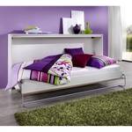 Lit escamotable KiYDOO smart Imitation noisetier / Blanc - 90 x 200cm - Maletas de mousse