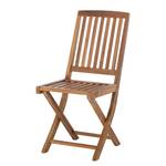 Chaises Teak Line Liviko II (lot de 2) Bois Teck marron teck Chaise pliante en (lot 2)