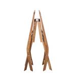 Chaises Teak Line Liviko II (lot de 2) Bois Teck marron teck Chaise pliante en (lot 2)