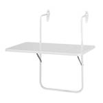 Table pliable Boy Plastique / Acier Blanc