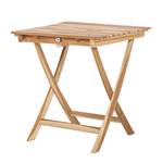 Uitschuifbare tafel TEAK 70 cm massief teakhout