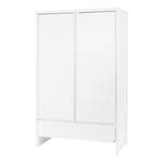 Armoire à vêtements Aura (2 portes) Pin - Blanc - Lasuré