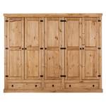 Armoire Finca Rustica II Pin massif - Largeur : 242 cm