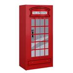 Kleiderschrank London Rot