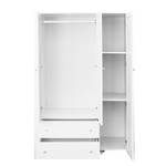 Armoire Mallund II (avec miroir) Blanc