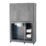 Armoire à vêtements Gris - 101 x 162 x 50 cm