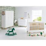 Babykamerset Pan Kids (3-delig) wit/eikenhout - Breedte: 145 cm - 3 deuren