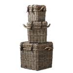 Körbe Bali (3er-Set) Rattan - Braun