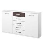 Combinatie commode Barcelona II alpinewit/lavagrijs